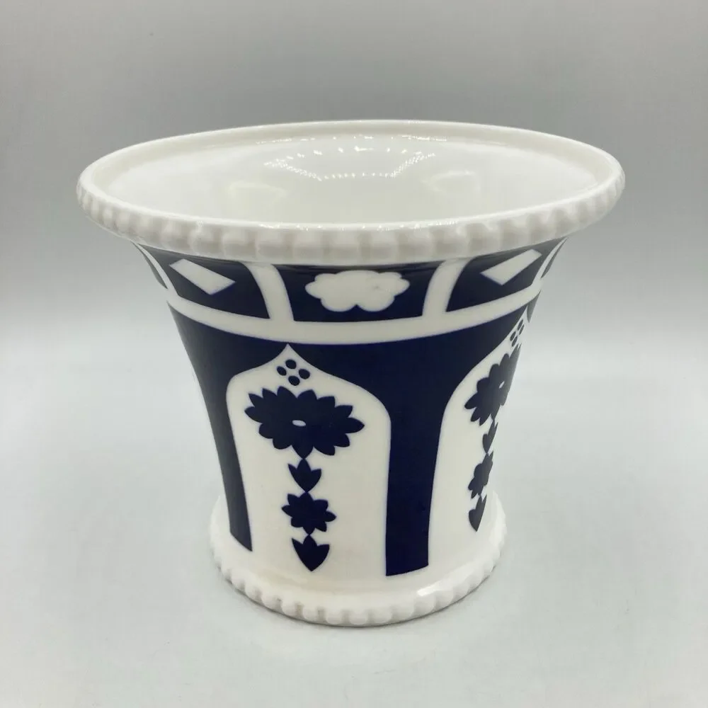 Royal Crown Derby Unfinished Imari Mantel Vase Urn Cachepot Planter Pot 4.75